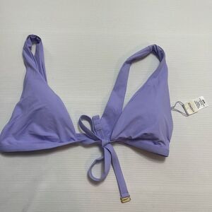 L*SPACE Purple Bikini Top Size Medium New